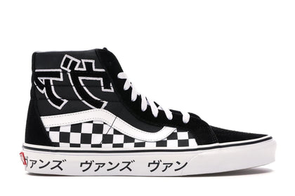 Vans Sk8-Hi Japanese Type Black White - authentic Vans sneakers