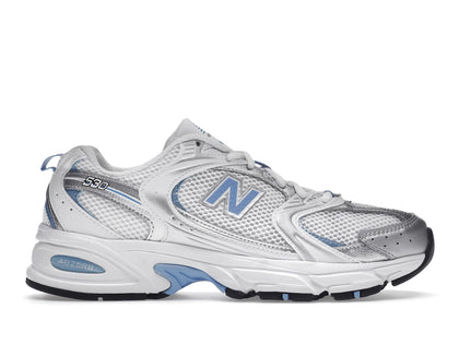 New Balance 530 White Carolina Blue - authentic New Balance sneakers