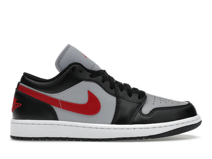 Jordan 1 Low Wolf Grey Gym Red (Women's) - authentic Jordan sneakers