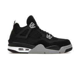 Jordan 4 Retro Black Canvas (GS) - authentic Jordan sneakers