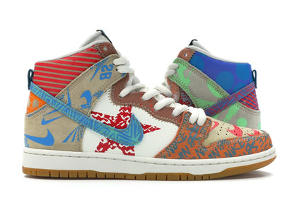 Nike SB Dunk High Thomas Campbell What the Dunk - authentic Nike sneakers
