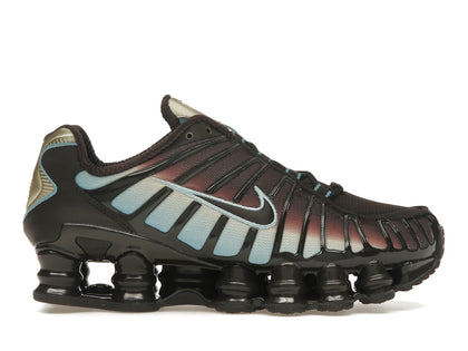 Nike Shox TL Velvet Brown Denim Turquoise (Women's) - authentic Nike sneakers