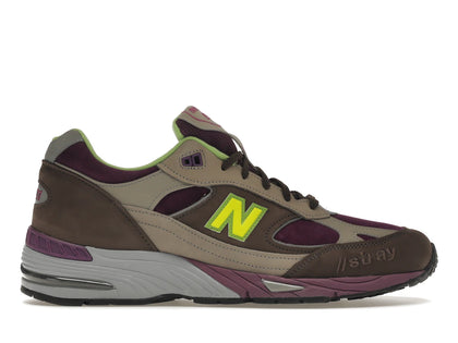 New Balance 991 Stray Rats Brown - authentic New Balance sneakers