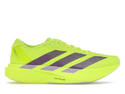 adidas Adizero Evo SL Solar Yellow Plum (Women's) - authentic adidas sneakers