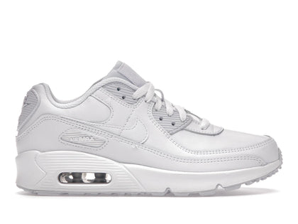 Nike Air Max 90 Recraft Triple White (GS) - authentic Nike sneakers
