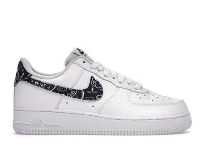Nike Air Force 1 Low '07 Essential White Black Paisley (Women's) - authentic Nike sneakers