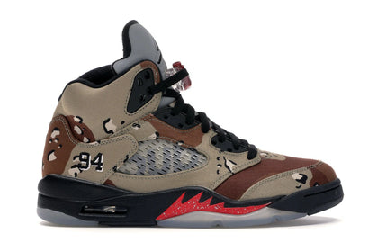 Jordan 5 Retro Supreme Desert Camo - authentic Jordan sneakers