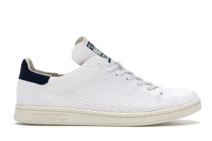 adidas Stan Smith Primeknit White Blue - authentic adidas sneakers