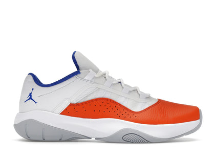 Jordan 11 CMFT Low White Safety Orange Hyper Royal - authentic Jordan sneakers
