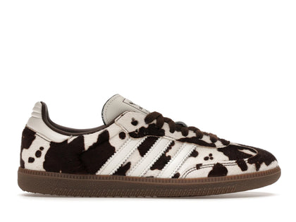 adidas Samba OG Cow Print Dark Brown White (Women's) - authentic adidas sneakers