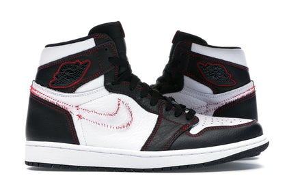 Jordan 1 Retro High Defiant White Black Gym Red - authentic Jordan sneakers