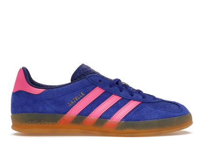 adidas Gazelle Indoor Lucid Blue Pink (Women's) - authentic adidas sneakers