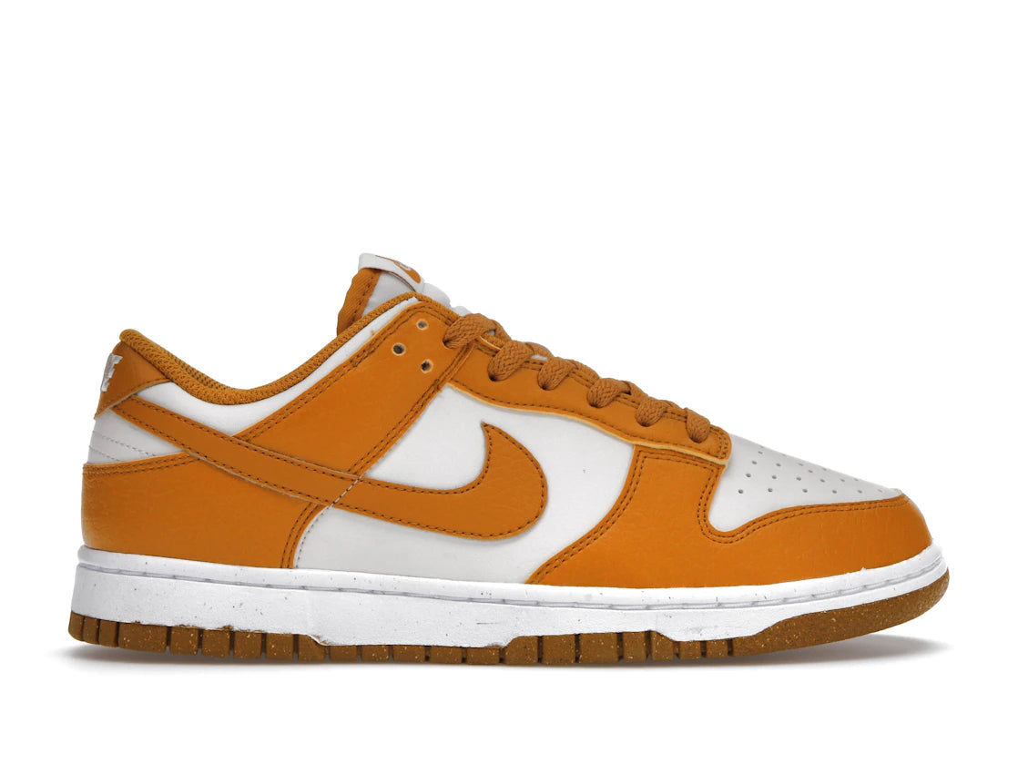 Nike Dunk Low Next Nature Phantom Gold Suede (Women's) - vue 360