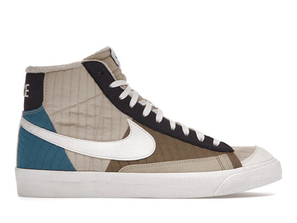Nike Blazer Mid 77 Premium Toast Sail Quilted - authentic Nike sneakers