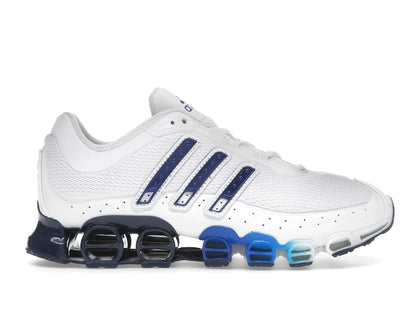 adidas Megaride Cloud White Dark Blue Royal Blue - authentic adidas sneakers