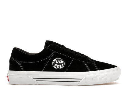 Vans Sid Supreme Fuck Em Black - authentic Vans sneakers