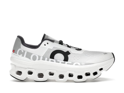 On Running Cloudmonster White Black (Women's) - authentic On sneakers