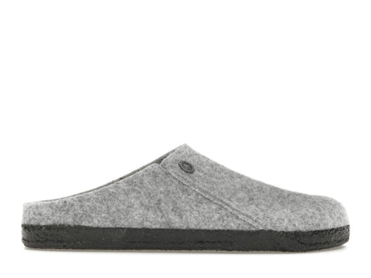 Birkenstock Zermatt Shearling Clog Wool Felt Light Gray - authentic Birkenstock sneakers