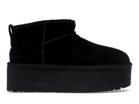 UGG Classic Ultra Mini Plateau-Stiefel Schwarz (Damen)