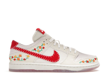 Nike SB Dunk Low Decon N7 Opti Yellow University Red - authentic Nike sneakers