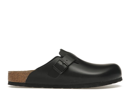 Birkenstock Boston Natural Leather Black - authentic Birkenstock sneakers