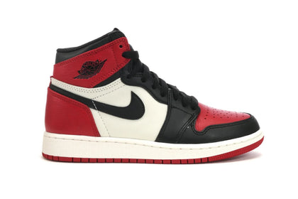 Jordan 1 Retro High Bred Toe (GS) - authentic Jordan sneakers