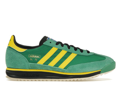 adidas SL 72 RS Green Yellow - authentic adidas sneakers