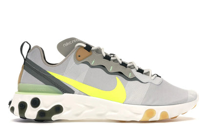 Nike React Element 55 Spruce Volt - authentic Nike sneakers