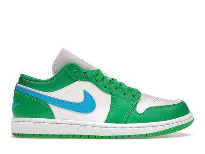 Jordan 1 Low Lucky Green Aquatone (Women's) - authentic Jordan sneakers