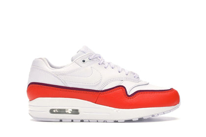 Nike Air Max 1 Liner White Red (Women's) - authentic Nike sneakers