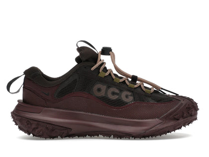 Nike ACG Mountain Fly 2 Low Gore-Tex Velvet Brown Burgundy Crush Hemp Black - authentic Nike sneakers