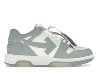 OFF-WHITE Out Of Office OOO Low Tops White Grey