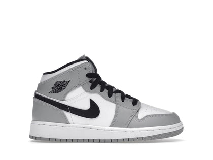 Jordan 1 Mid Light Smoke Grey (GS) - authentic Jordan sneakers
