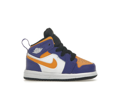 Jordan 1 Mid Lakers (2022) (TD) - authentic Jordan sneakers