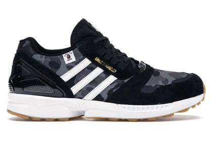 adidas ZX 8000 Bape Undefeated Black - authentic adidas sneakers
