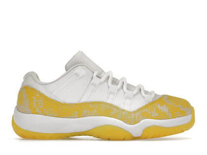Jordan 11 Retro Low Yellow Snakeskin (Women's) - authentic Jordan sneakers