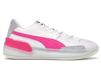 Puma Clyde Hartholz Weiß Rosa