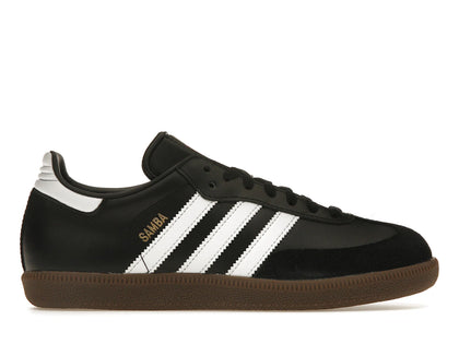adidas Samba Leather Black White - authentic adidas sneakers