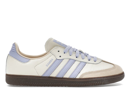 adidas Samba OG Cream White Violet (Women's) - authentic adidas sneakers