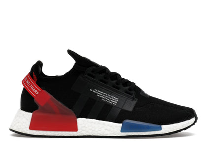 adidas NMD R1 V2 Black Red Blue - authentic adidas sneakers
