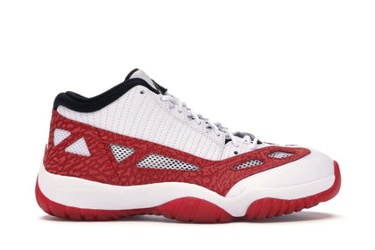 Jordan 11 Retro Low IE White Gym Red - authentic Jordan sneakers