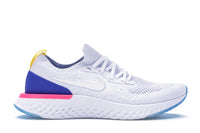 Nike Epic React Flyknit White Racer Blue Pink Blast (Women's)
