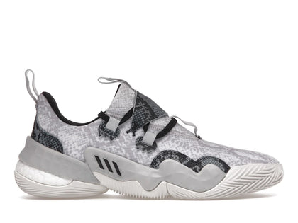 adidas Trae Young 1 Light Solid Grey Snakeskin - authentic adidas sneakers