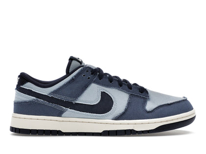 Nike Dunk Low Light Armory Blue Denim - authentic Nike sneakers