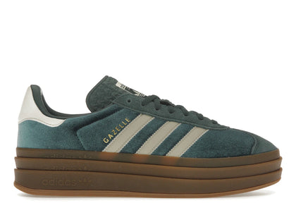 adidas Gazelle Bold Mineral Green Velvet (Women's) - authentic adidas sneakers