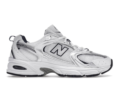 New Balance 530 White Silver Navy - authentic New Balance sneakers