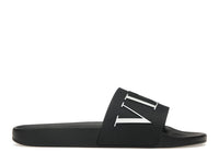 Valentino VLTN Rubber Slider Black White