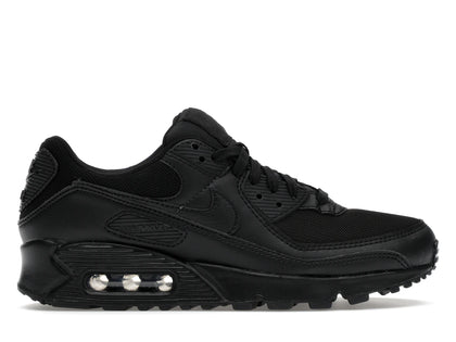 Nike Air Max 90 Triple Black (Women's) - authentic Nike sneakers