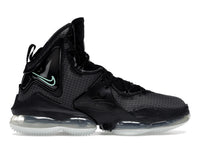 Nike LeBron 19 Black Anthracite Green Glow