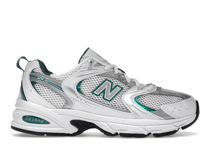 New Balance 530 White Silver Green - authentic New Balance sneakers